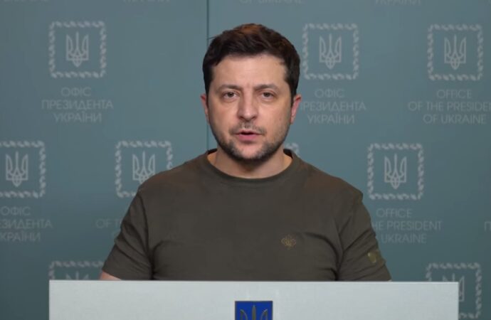 Владимир Зеленский: Оккупанты получат от украинцев лютый отпор. Их потери уже почти 9000