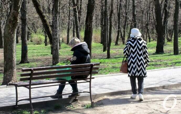 парк Победы, апрель 2022 г.