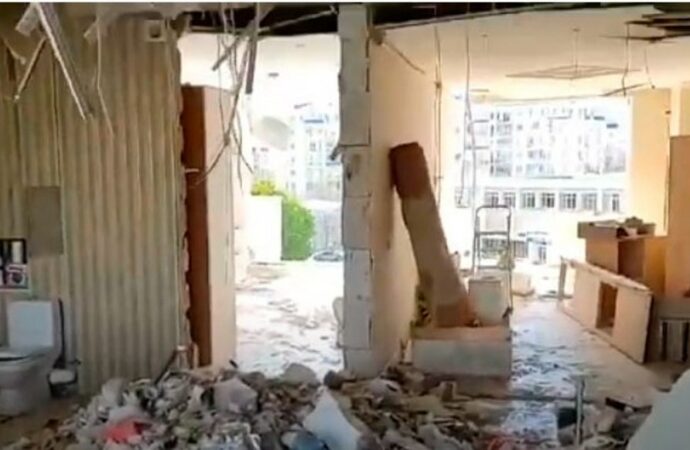 Ракетный удар по Одессе: как выглядит одна из квартир после обстрела (видео)