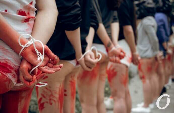 Акция у посольства рф в Кракове22