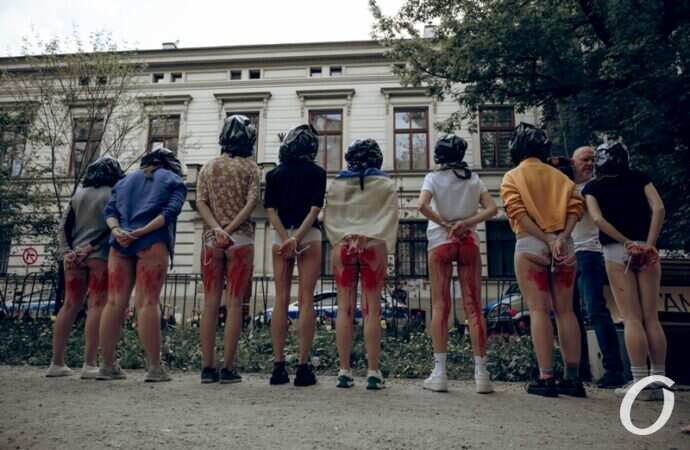 Акция у посольства рф в Кракове5