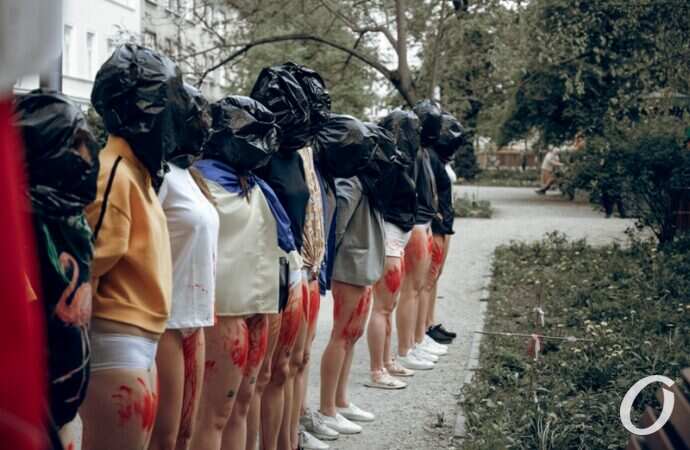 Акция у посольства рф в Кракове8