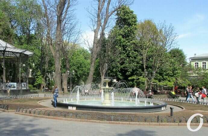 Горсад, фонтан