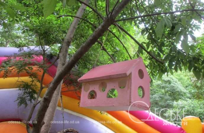 Одесский сквер Мечникова, горка