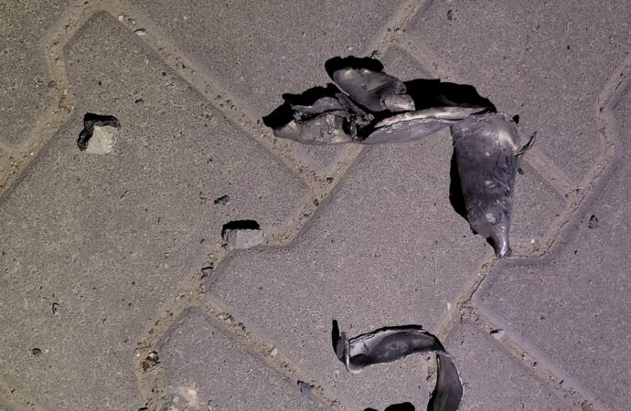 осколки ракеты