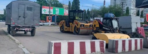 В Одессе начали ремонт турбокольца на Заболотного