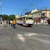 На отремонтированном перекрестке у Привоза появился трамвай (фото)