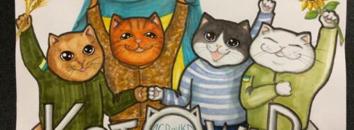 Наши котики: мама с дочкой из Одессы рисуют забавные картинки для бойцов ВСУ
