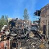 Разрушенные и горящие дома: последствия попадания ракеты по Одесской области