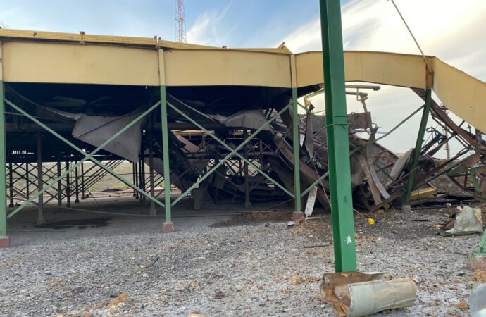 удар по заводу