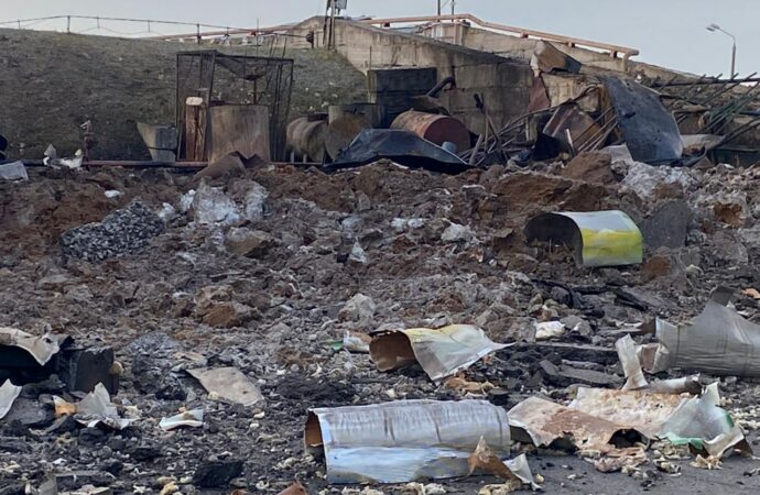 удар по заводу