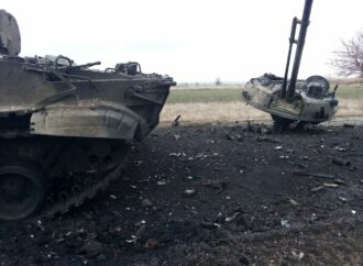Одеська мехбрига показала знищення ворожої БМП-3 з підривом боєкомплекту