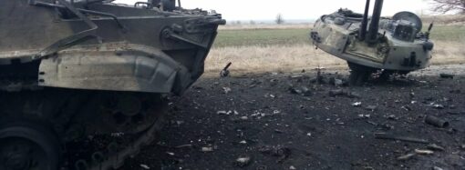 Одесская мехбрига показала уничтожение вражеской БМП-3 с подрывом боекомплекта