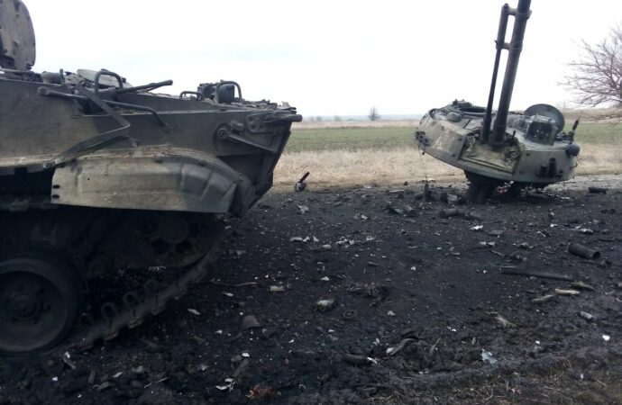 Одеська мехбрига показала знищення ворожої БМП-3 з підривом боєкомплекту