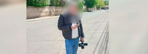 Снимал место «прилета»: в Одессе задержали лже-журналиста и мужчину с квадрокоптером (видео)