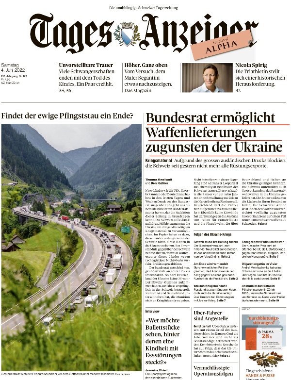 СМИ Швейцарии о войне в Украине2
