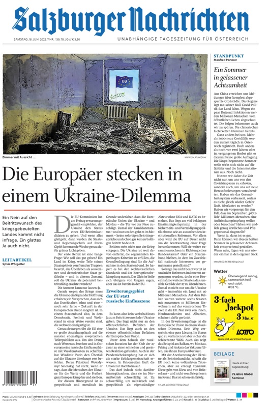 СМИ об Украине, Австрия