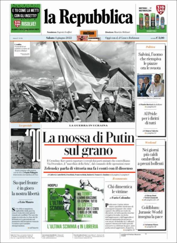 СМИ Италии о войне в Украине