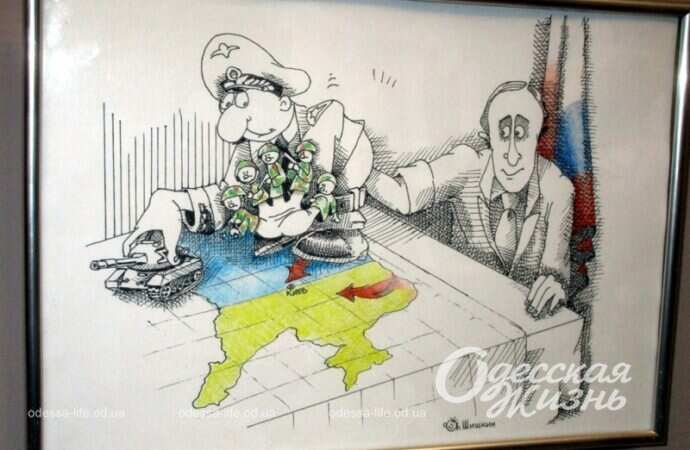 Выставка карикатур3