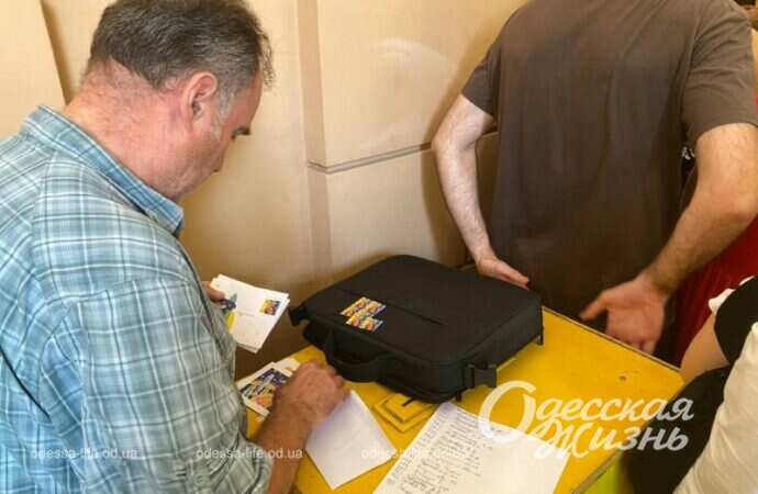 На одесском Главпочтамте погасили новую марку