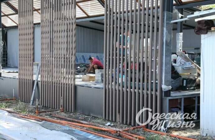 кафе на пляже