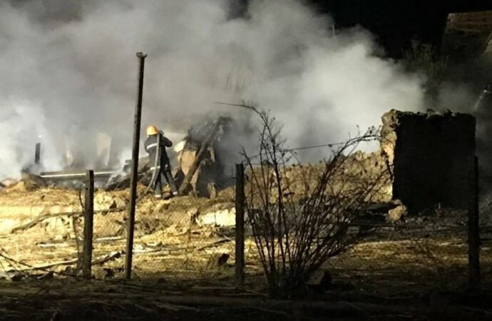 Последствия ракетного удара в Одесском районе3