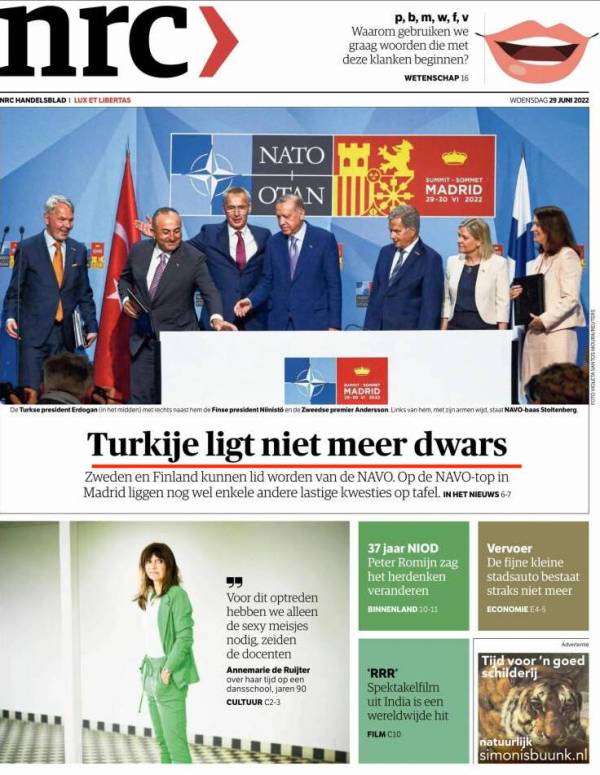 Западные СМИ об Украине, Нидерланды