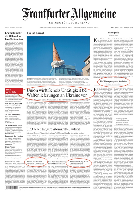 Западные СМИ об Украине, Германия