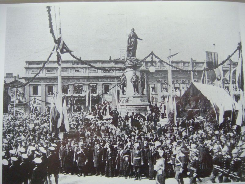 открытие памятника в Одессе, 1900 год