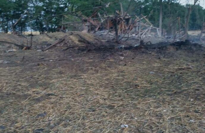 последствия попадания ракеты