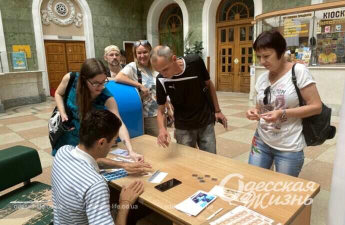 Гашение новых марок в Одессе6