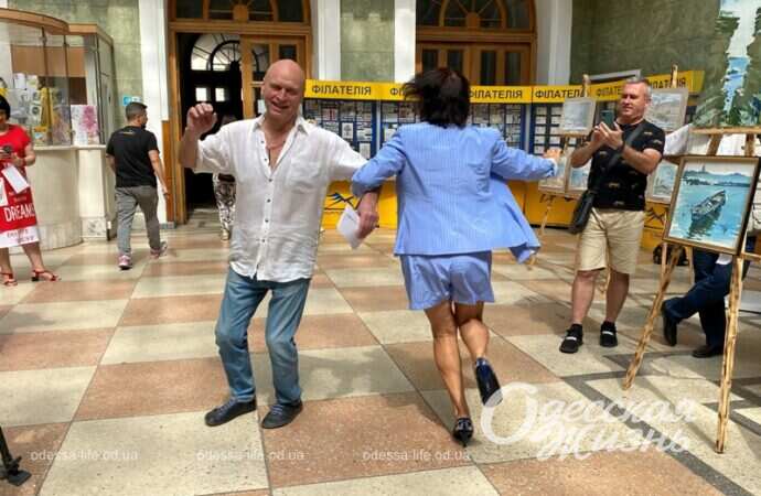 Гашение новых марок в Одессе7