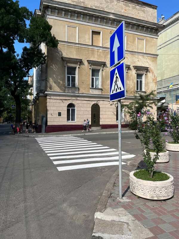 пешеходный переход в Одессе2