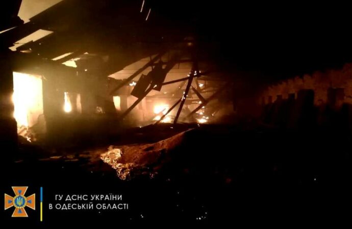 В Одесской области спасли от огня 30 тонн зерна (фото)