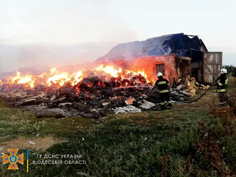 Пожар в селе Пшеничном2