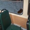 В окно одесского трамвая №3 прилетел пивной бокал (фото)