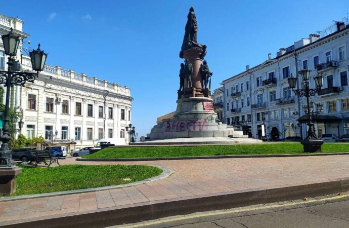Памятник Екатерине II в Одессе предлагают «знести»