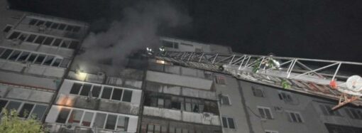 В Одессе горела многоэтажка – есть погибшие (видео)