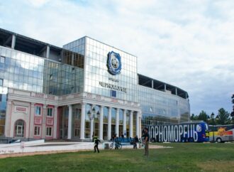 На стадионе «Черноморец» сыграли первый за 9 месяцев официальный матч (фоторепортаж)