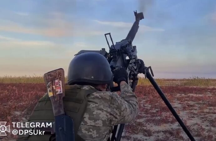Одесские пограничники показали тренировку «охотников за беспилотниками»