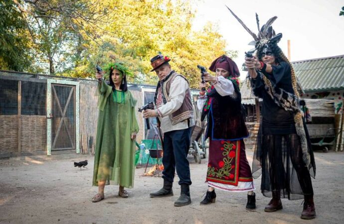 Съемки клипа в Одесском зоопарке2