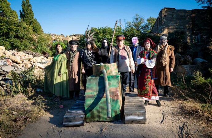 Съемки клипа в Одесском зоопарке4