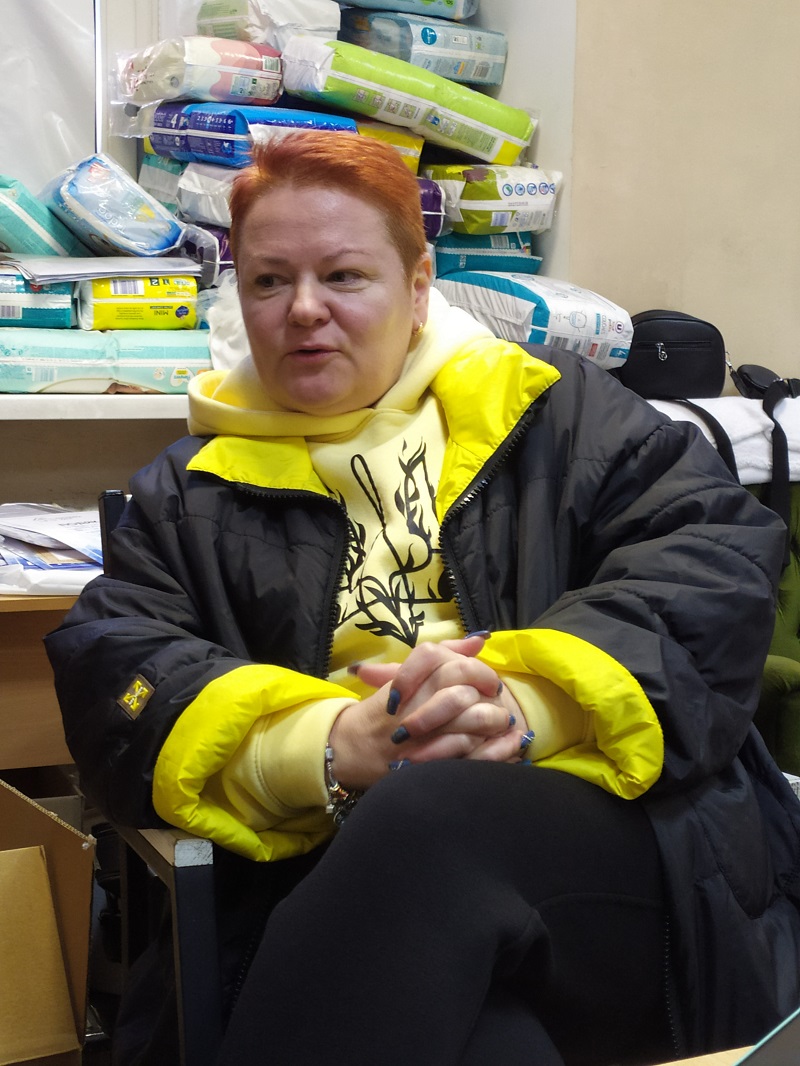Волонтер Наталья Богаченко