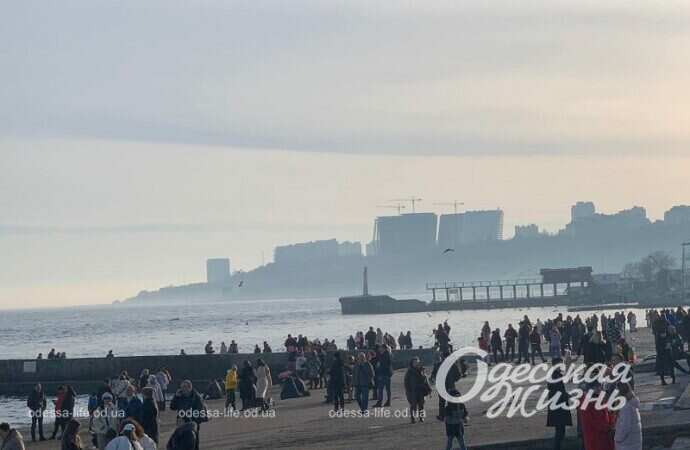 Одесский Ланжерон, 1 января 2023 года2