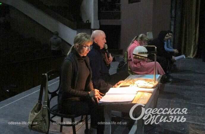 Золотой теленок, репетиция