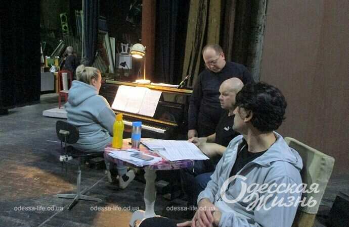 Золотой теленок, репетиция8