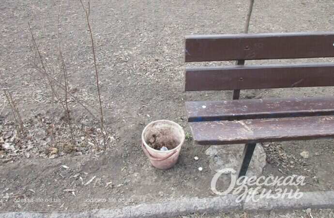 Серединский сквер, скамейка2