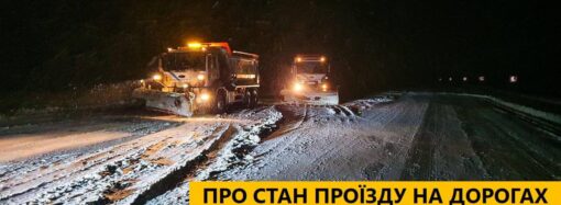 Сніг на Одещині: чи можна проїхати головними дорогами?