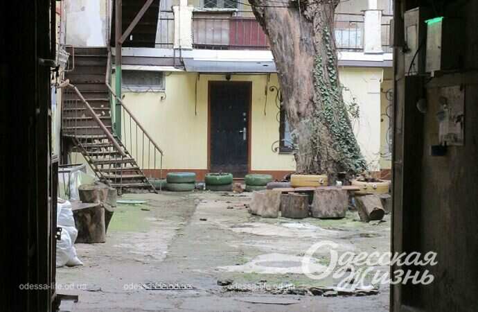 Одесский дворик на Молдаванке