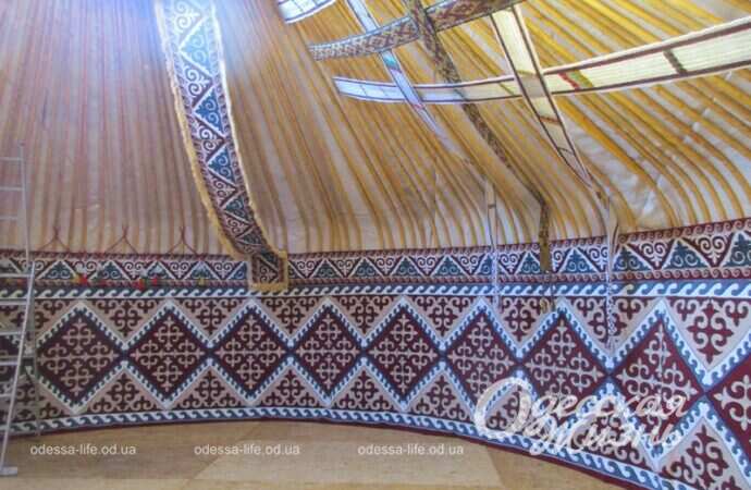 Казахская юрта в Одессе